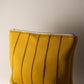 feminine mustard yellow cosmetic bag